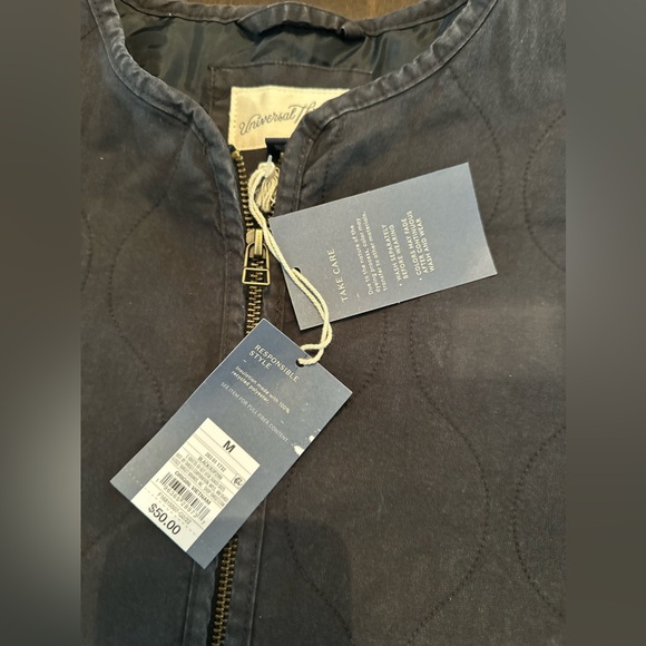 Universal thread Women's Jacket Long sleeve Cotton Twill Full zip Size M - Picture 6 of 9